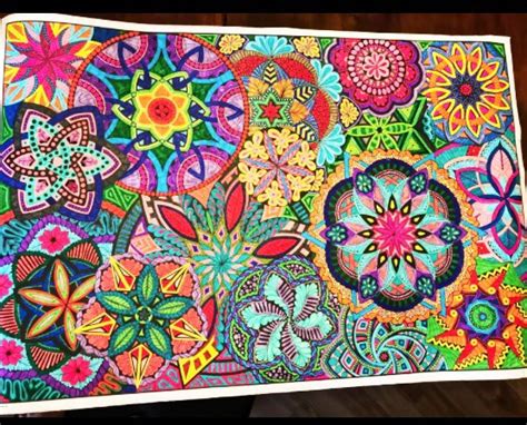 Giant Coloring Poster Mandala Madness - Huge Coloring for Kids and ...