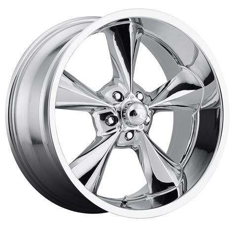 B/G Rod Works Wheels Old School - Chrome Rim Wheel Size 15x8 - Performance Plus Tire