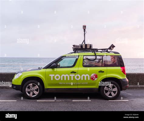 A TomTom sat nav navigation road street mapping photography car UK ...