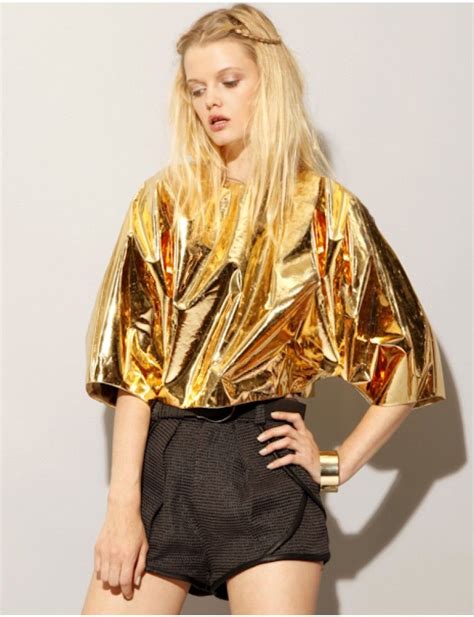 Solid Gold top | Fashion, Ck fashion, Latest fashion trends