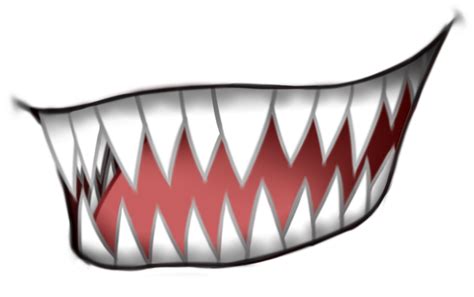 Anime Fangs Transparent Png Image - Smile Anime Mouth Png Clipart ...