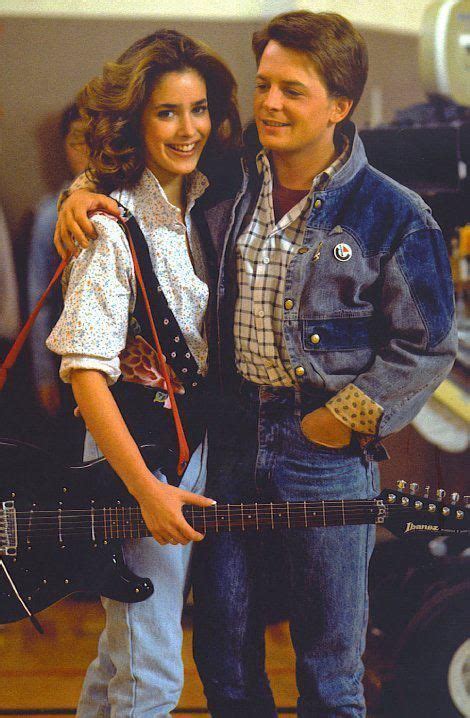 Claudia Wells and Michael J Fox in Back To the Future (1985) | The future movie, Back to the ...