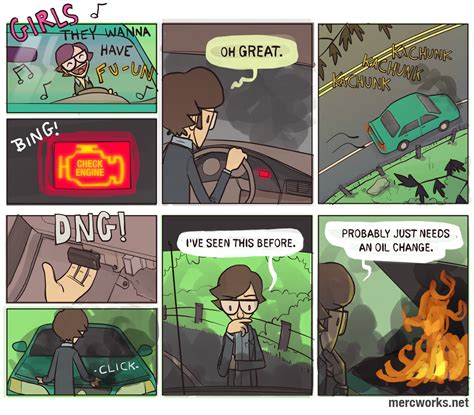 An oil change / mercworks :: car :: fix :: comics (funny comics & strips, cartoons) / funny ...