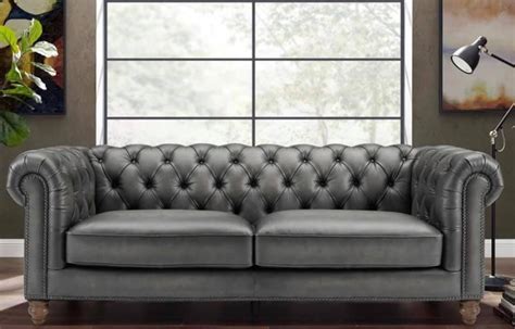 20+ Grey Leather Chesterfield Sofa