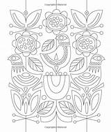 Scandinavian Folk Art Coloring Pages sketch template