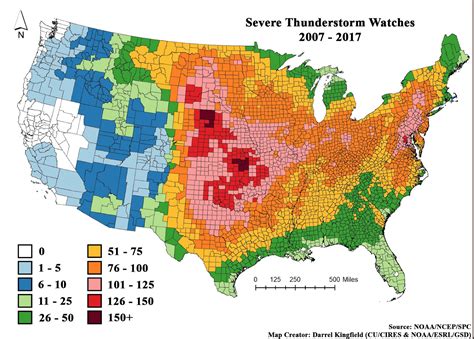 Severe Storms Map