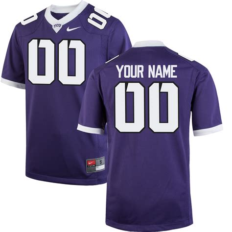 Nike TCU Horned Frogs Youth Purple Custom Replica Jersey