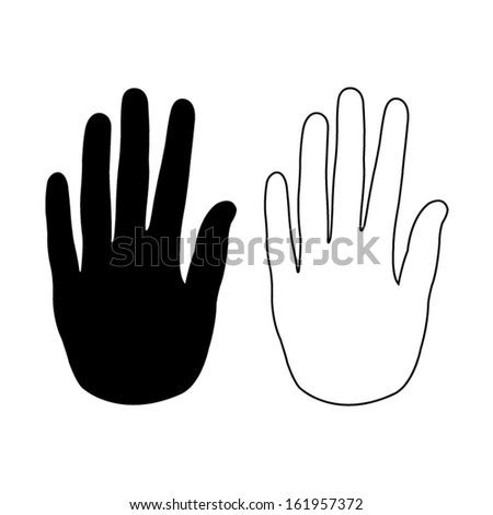 Raised Hand Emoji Various Skin Tones Stock Vector 520077178 - Shutterstock