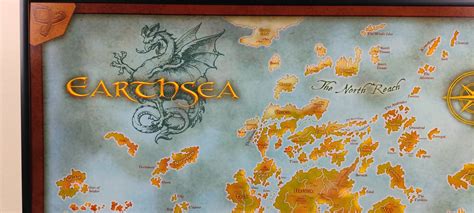 Earthsea World High Quality Map From Fantasy by Ursula K. Le Guin - Etsy UK