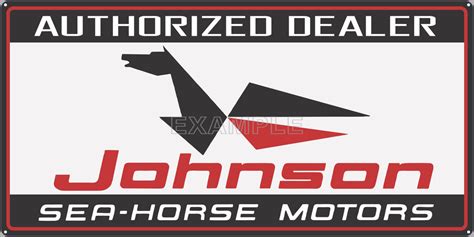 JOHNSON SEA HORSE OUTBOARDS AUTHORIZED DEALER BOAT MARINE WATERCRAFT O – Revved-Up Banners