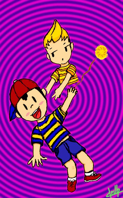 Ness and Lucas by emodrazo on DeviantArt