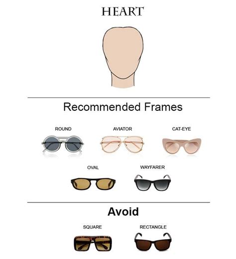 How to Choose Glass Frames for Your Face Shape | Fashionisers© | Heart ...