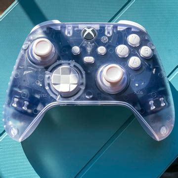 Xbox Controller Mod Clear With White Buttons Custom Microsoft Wireless ...