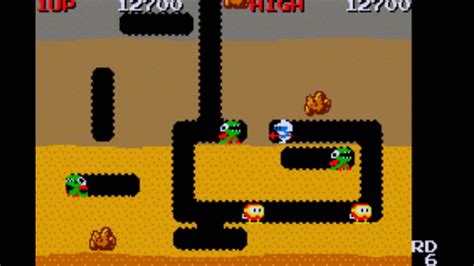 Dig Dug gameplay - YouTube