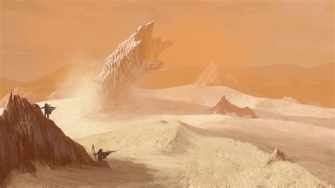 Digital painting of Arrakis : r/dune