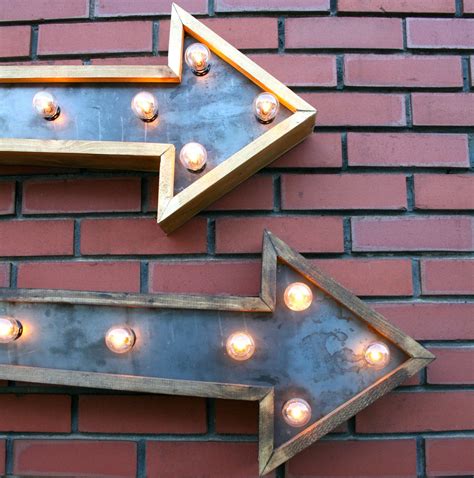 Miniature Arrow Light Fixture. $150.00, via Etsy. | Vintage marquee lights, Light fixtures, I ...