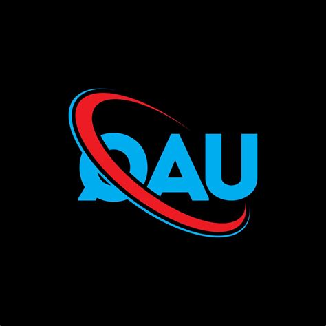 QAU logo. QAU letter. QAU letter logo design. Initials QAU logo linked ...