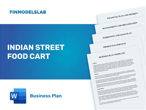 Indian Street Food Cart Business Plan Template & Example [Updated 2025]