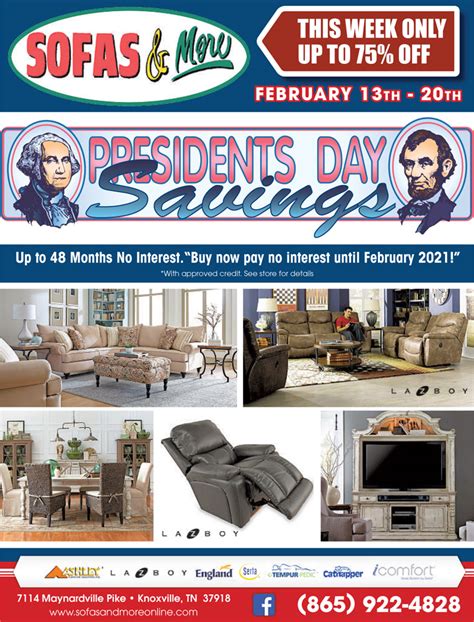 President's Day Furniture Sale | Sofas & More Knoxville, TN