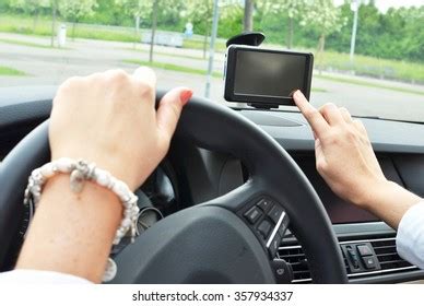 Satellite Navigation System Car Stock Photo (Edit Now) 357934337