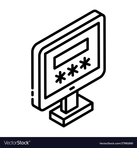 Account login Royalty Free Vector Image - VectorStock