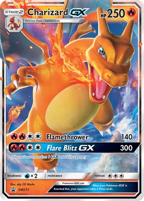 Serebii.net Pokémon Card Database - SM Promos - #211 Charizard GX