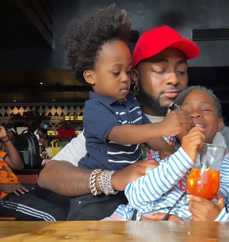 Davido's kids, Imade and Ifeanyi, bond as they spend time together with ...