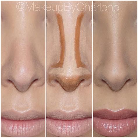 Nose contour by makeupbycharlene! For a step by step tutorial on how to ...