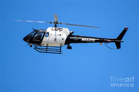 LAPD Helicopter Photograph by John Linder - Pixels