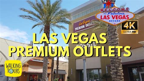 Las Vegas South Premium Outlets Mall | 4K Ultra HD Walking Tour - YouTube