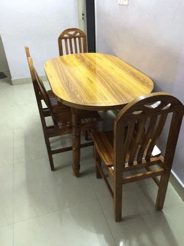 Teak Wood Dining Table Set at Rs 13500/piece(s) | Madipakkam | Chennai | ID: 11463393762