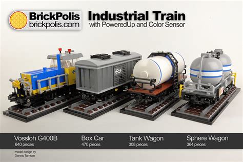 [MOC] Industrial Train (free instructions) - LEGO Train Tech ...