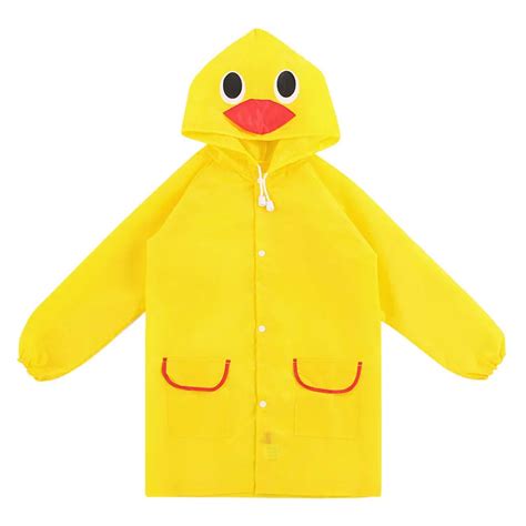 1PC Kids Rain Coat Children Raincoat Rainwear/Rainsuit,Kids Waterproof Animal Raincoat Student ...