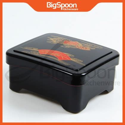 BIGSPOON Japanese Lacquer Unagi Bento Box Sushi Bento Container Lunch ...