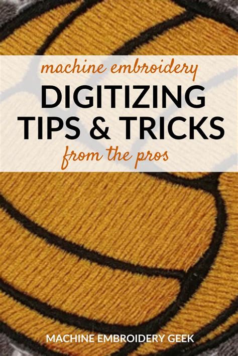 Digitizing tips and tricks for machine embroidery – Artofit