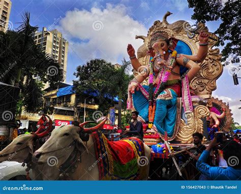 Lord Ganesha Festival in Mumbai Editorial Stock Photo - Image of lord ...