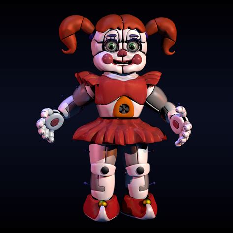 CircusBabyV4 - [FNaF SL Blender] by ChuizaProductions on DeviantArt