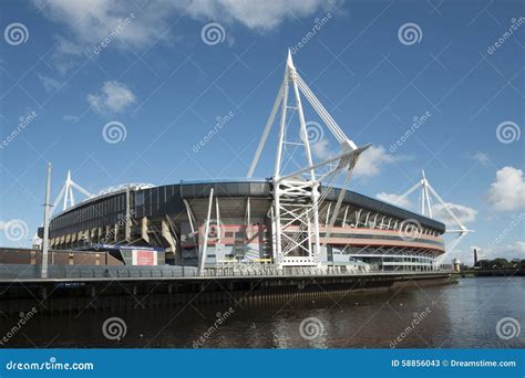 Wales National Stadium editorial stock photo. Image of international ...