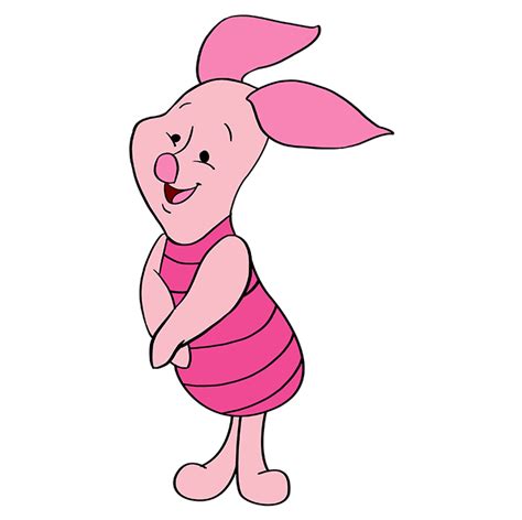 How To Draw Baby Piglet From Winnie The Pooh