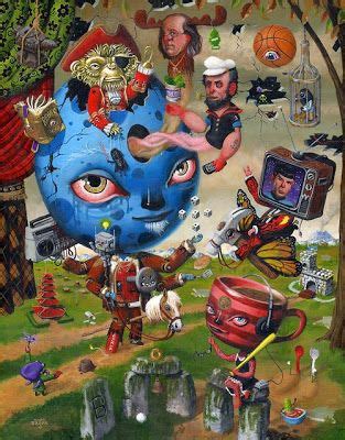 ARTIST OF THE DAY - MARK BROWN | PROTEUS MAG | Brown art, Lowbrow art, Mark brown