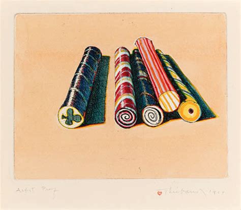 WAYNE THIEBAUD (b. 1920) , Candy Sticks | Christie's