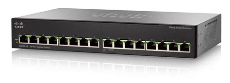 Cisco Switch Cisco 16-Port 10/100/1000 Gigabit Unmanaged Network Switch