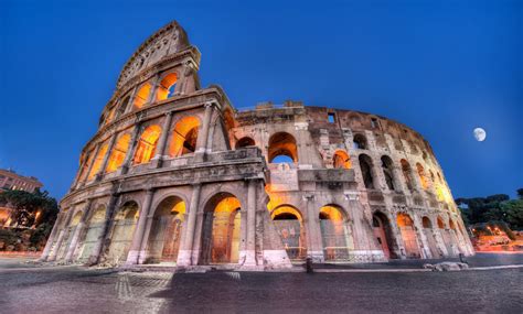 HDR Rome - The Colosseum By Night