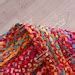 Hand Braided Bohemian Colorful Cotton Chindi Area Rug Multi Color Home Decor Rugs Cotton Area ...