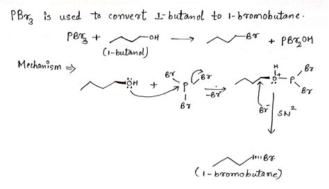 The reagent used in the conversion of 1 - butanol to 1 - bromobutane is: