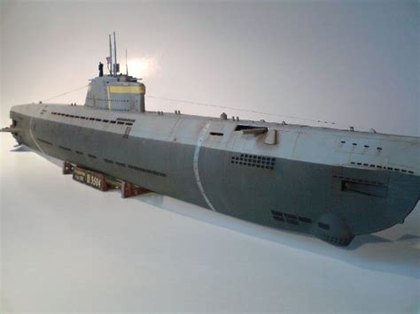 Submarine type XXI U 3504 - Scale Model