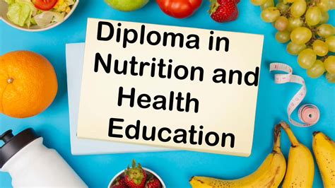 Diploma in Nutrition and Health Education – NutritionFact.in