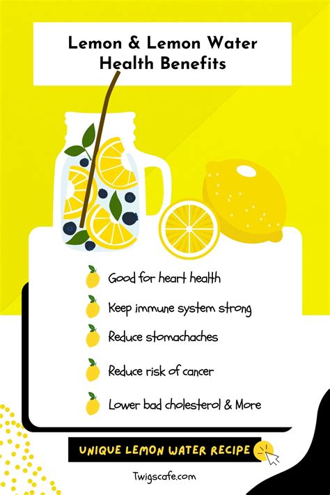 Amazing Health Benefits of Lemon and Lemon Water - Twigs Cafe