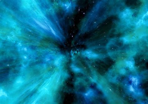 Download Blue-Colored Nebula Universe Wallpaper | Wallpapers.com
