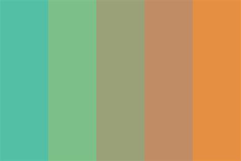 Copper Gradient Color Palette